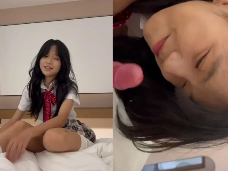 Em loli dễ thương liếm củ khoải biến em thành con đào nứng p1
